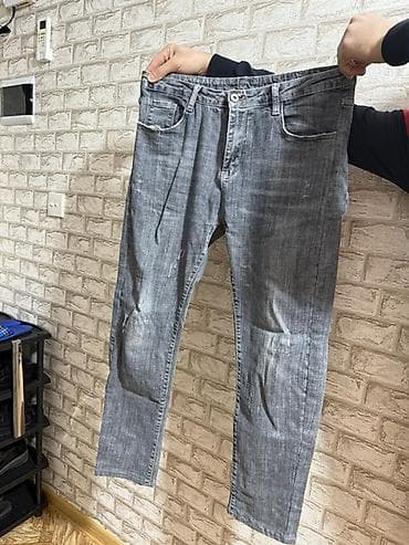 cinsi: Kişi cins şalvarı – boz rəng, yaz yay şalvarı — 1