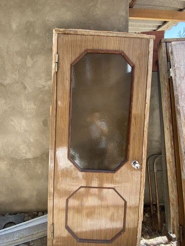 şam qapılar: Yataq otağı üçün İşlənmiş Otaq qapısı 80x200 sm Zamok ilə, Ünvandan götürmə — 4