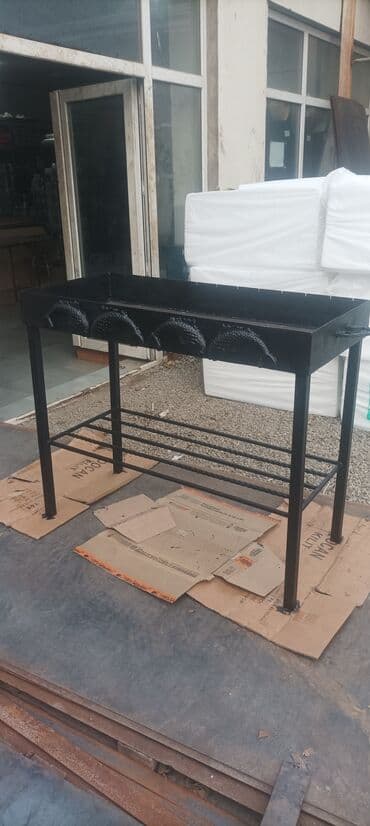 balvanka nedir: Mangal – metal konstruksiyalı, ayaqlı model - Material: qalın — 4