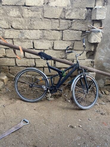 26 liq velosiped qiymetleri teze: Şəhər tipli velosiped - Çərçivə: polad, üçbucaq konstruksiyalı, arxa — 1