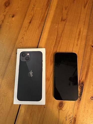 IPhone 13, 128 GB, Midnight, Barmaq izi, Face ID