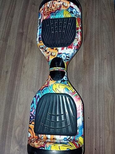 electro: Qrafiti dizaynlı iki təkərli hoverboard (self-balance scooter) - — 2