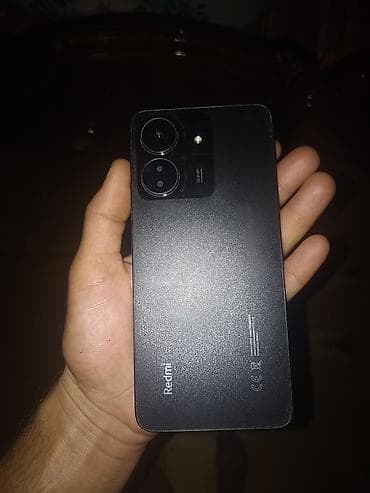 Redmi 13C, 256 ГБ, цвет - Черный, Отпечаток пальца — 2
