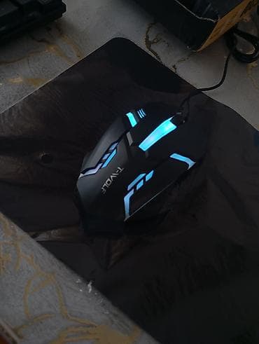 komputer hp: Təzə yeniT-WOLF TF200 oyun klaviatura və siçan dəsti (Mouse) Metro — 3