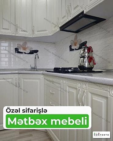 Sifarişlə mətbəx dəsti, Özü çəkən petlələr, MDF — 1