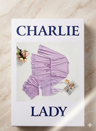 Gecəliklər: Məhsul: CHARLIE LADY qadın pijama/ev geyimi dəsti 3-lü dəstlər yalnız — 1