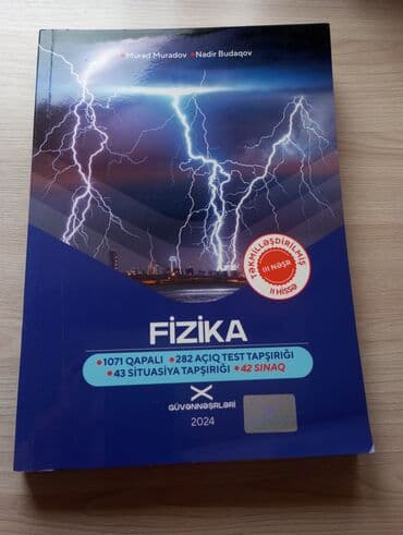 9 cu sinif fizika test cavablari: Fizika Testlər 11-ci sinif, Güvən, 2-ci hissə, 2024 il — 1