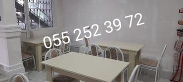 metbex ucun krantlar: Mətbəx üçün, Yeni, Açılmayan, Dördbucaq masa, 4 stul — 7