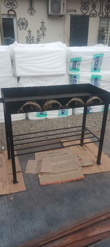 balvanka nedir: Mangal – metal konstruksiyalı, ayaqlı model - Material: qalın — 2