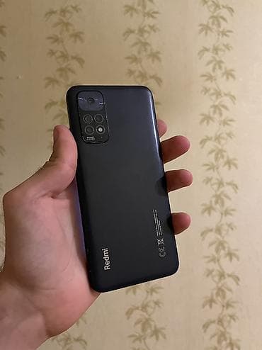 Redmi Note 11, 128 GB, rəng - Qara, Sensor, Barmaq izi, İki sim kartlı