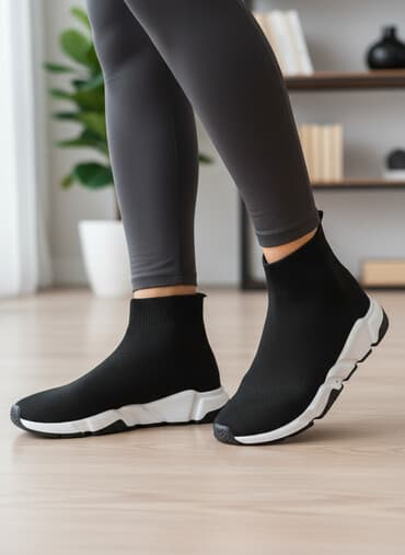 fitnes üçün qadın krosovkaları: Balenciaga, Ölçü: 38, rəng - Qara, Yeni — 1