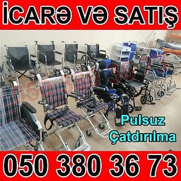 Bintlər, sarğılar: Məhsul: əlil arabaları – icarə və satış Təsvir: - Mexaniki əlil — 1