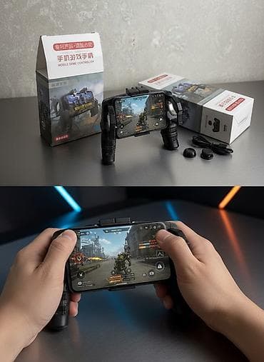 gamepadlar: Mobil Oyun Kontrolleri – tetik düyməli gamepad tutacağı - Smartfonu — 1