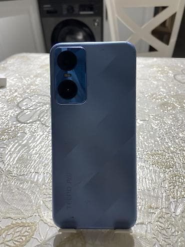 telefon case: Tecno Pop 6 Pro, 32 GB, rəng - Mavi, Barmaq izi — 3