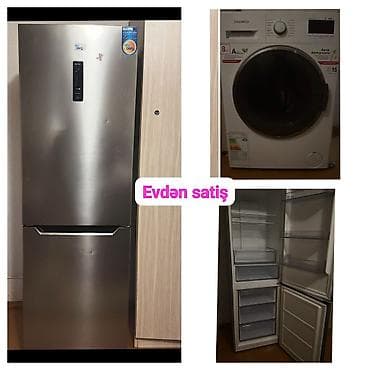 ТВ и видео: XumarKod 5283 Nofros soyuducu və paltar yuyan satilir bir evdən — 1