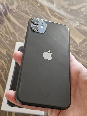 ayfon telefon qiymetleri: IPhone 11, 64 GB, Qara, Face ID — 3