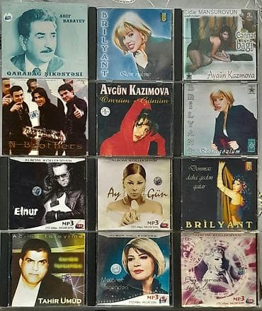 cd rw: Kolleksiya üçün Azərbaycan musiqi albomları – orijinal CD və MP3 disk — 1