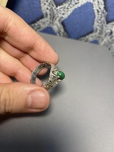 mini çanta: Üzük, Gümüş, Firuzə — 1