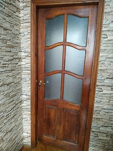 Tavan: Taxta otaq qapıları – klassik dizayn - Material: tam ağac (taxta — 3