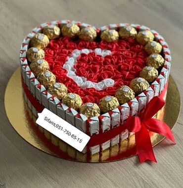 qadın üçün hədiyyə: Bas herflerle hazirlanan kinder xoncalar sifarisle — 5