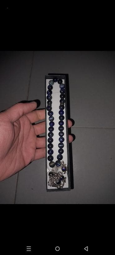 daşı: Təsbeh – mavi və tünd lacivərd tonlarında parlaq təbii daş — 1