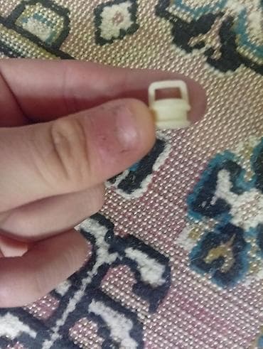 yeni il yolkasi: Plastik pərdə halqaları və keçirici klipslər dəsti - Rənglər: ağ və — 2