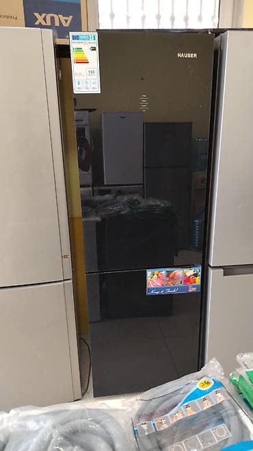 İşlənmiş 2 qapılı Hauser Soyuducu Satılır, rəng - Qara, Təkərli — 4