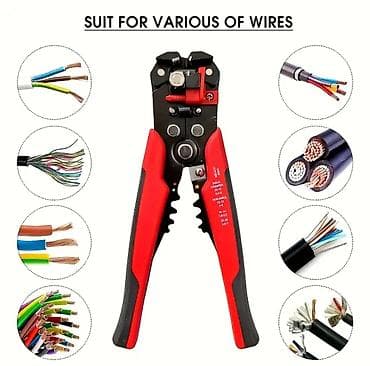 zərlər: Avtomatik kabel soyucu və sıxıcı alət - Çoxfunksiyalı: kabel soyma — 1