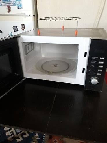 Mikrodalğalı sobalar: Mikrodalğalı soba King, Ayrıca dayanan, Qril ilə, rəng - Boz, İşlənmiş — 4