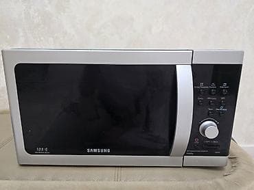 Mikrodalğalı soba Samsung, Ayrıca dayanan, Mikrodalğalar ilə, rəng - Gümüşü