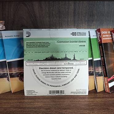 gitara çexolu: Akustik gitara simləri Daddario EZ920 Həm yeni başlayanlar, həm — 1