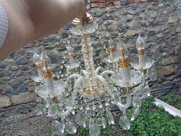 işıqlar: Люстра, 6 ламп, Стекло — 1