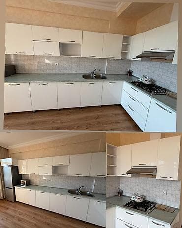 Mətbəx mebeli satılır 500₼. Ölçü 5m. Üzərində moyka verilir.Ünvann