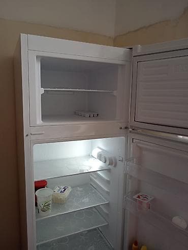 manqal satışı: İşlənmiş 2 qapılı Biryusa Soyuducu Satılır, rəng - Ağ, Dispenserli — 7