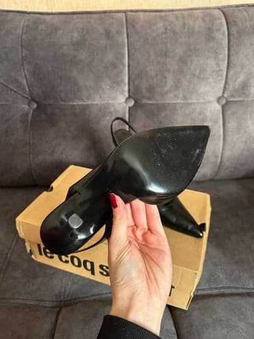 женские туфли на шпильке: Туфли, Размер: 38, цвет - Черный, Новый — 3