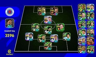 EFootball hesabı – güclü heyət və hazır taktik quruluş - Klub