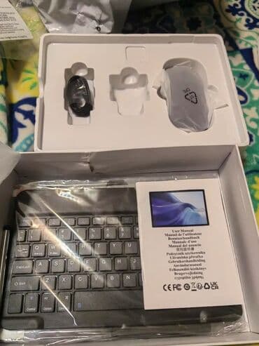 Planşetlər: Planşet satılır, içərsində + klaviatura + siçan + kabro qələmi ( — 3