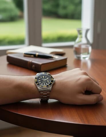 oglan ucun nisan uzukleri qiymeti: İşlənmiş, Qol saatı, Bernhard Mayer, rəng - Gümüşü — 1