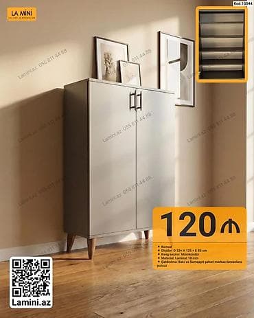 Məhsul: Komod (Kod: 10544) - Ölçülər: Dərinlik 33 sm x Hündürlük 125 — 1