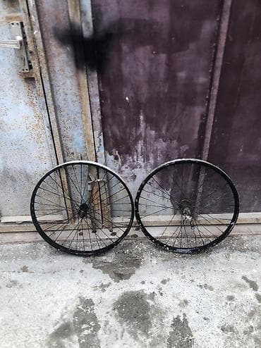işlənmiş velosipet: 26 liq stels tund qehveyi rengde rama 26 liq Bmw aliminum ag mavi — 5