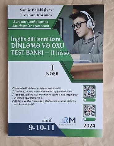 Məhsul: İngilis dili fənni üzrə “Dinləmə və Oxu Test Bankı – II hissə”