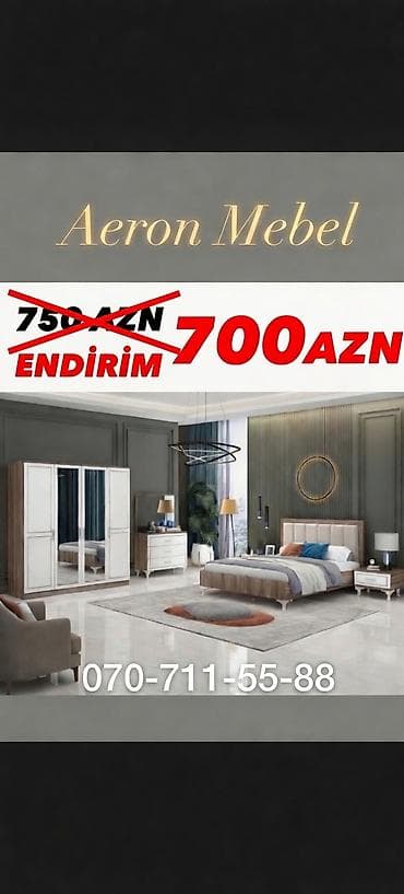damla mebel qiymetleri: İkinəfərlik çarpayı, Dolab, Yeni — 5