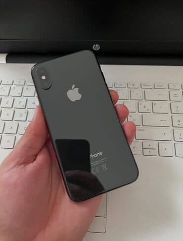 IPhone Xs, 256 GB, Qara, Zəmanət, Face ID, Sənədlərlə