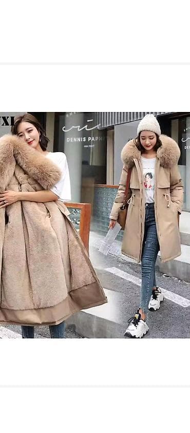 женские утепленные штаны: Qadınlar üçün qışlıq palto/parkalar - Model: Uzun, kapüşonlu, qalın — 4