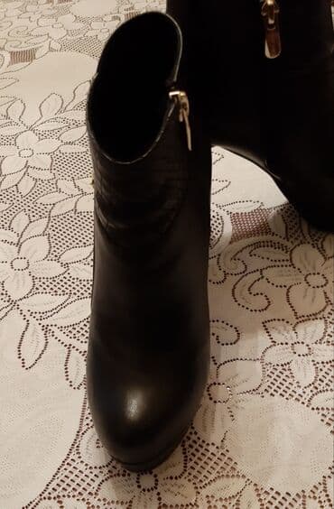 qış botları: Ölçü: 36, rəng - Qara, Yeni — 8