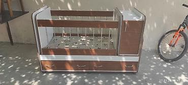 uşaq beşikləri: Uşaq beşiyi – təzədir ve təmizdir çəkilə bilən sandıqçalı model - — 1