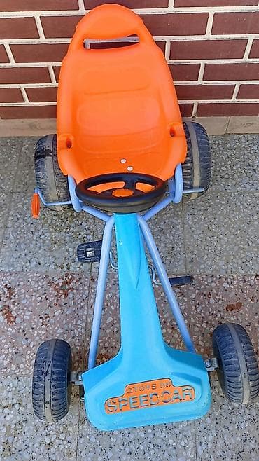 uşağ maşın: Uşaq pedallı kart maşını – GTOYS SpeedCar - Rəng: mavi ön panel və — 1