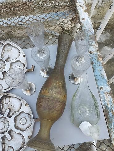 dekor qab: Məişət və dekor əşyalarından ibarət qarışıq dəst - Portativ — 2