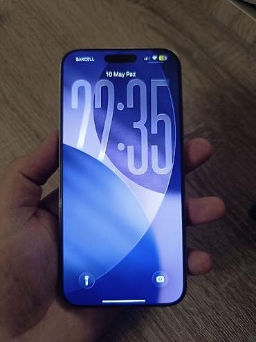 islenmis ayfonlar: IPhone 15 Pro Max, 256 GB, Natural Titanium, Simsiz şarj, Face ID, Sənədlərlə — 1