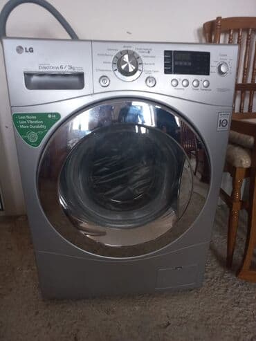 irşad electronics paltaryuyan lg: Paltaryuyan maşın LG, 6 kq, İşlənmiş, Qurutmasız, Kredit yoxdur, Ünvandan götürmə — 1